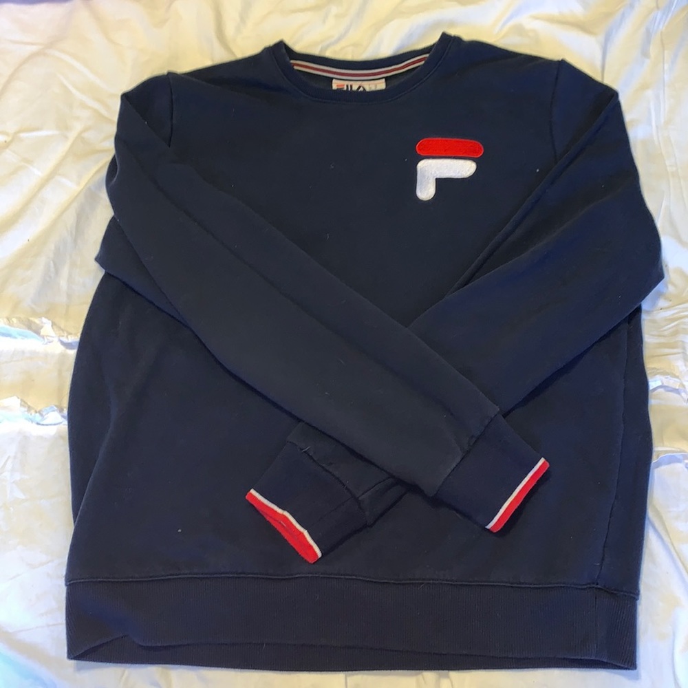 Navy Fila pullover